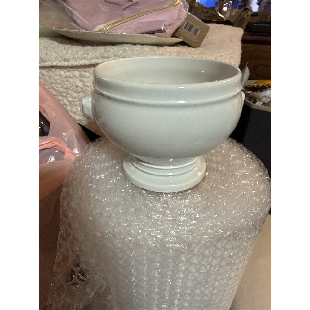 Vintage French Ironstone Lionhead Bowl Pillivuty Pre Owned
